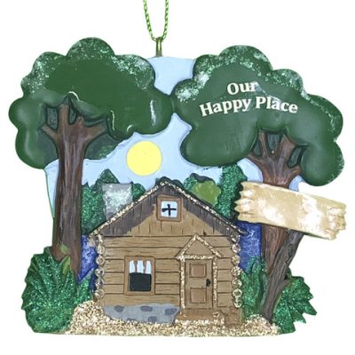 Lake Cabin Ornament Outdoor Gift