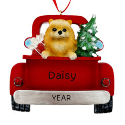 Pomeranian Christmas Ornament - Personalized Pomeranian Ornament for Christmas Tree - Pomeranian Dog Custom Gift - personalized