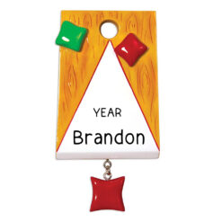 Corn hole Personalized Christmas Ornament - Custom Gift for Friends and Relatives - Party Game Gift