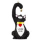 Black Cat Personalized Ornament - Christmas Gift for Cat Lover Man Woman - Custom Cat Ornament - New Black and White Cat - Personalized Kitty Christmas Ornament - Memorial RIP Cat Gift - myornament.com