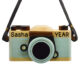 Retro Wooden Camera Personalized Christmas Ornament - Keepsake Gift for Man Woman Photographer Traveler Influencer - myornament
