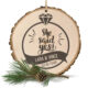 HT_HT0001-WDCK-WED-01 - Personalized Engaged Ornament for Christmas Tree - Custom Engraved Keepsake for Engagement Gift - Myornament.com