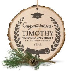 Personalized Graduation Ornament for Christmas Tree - Graduate High School College - Holiday Traditions - MyOrnament