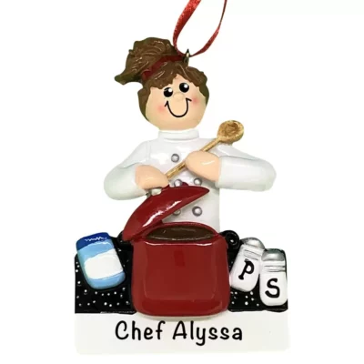 Loves to Cook Personalized Ornament
